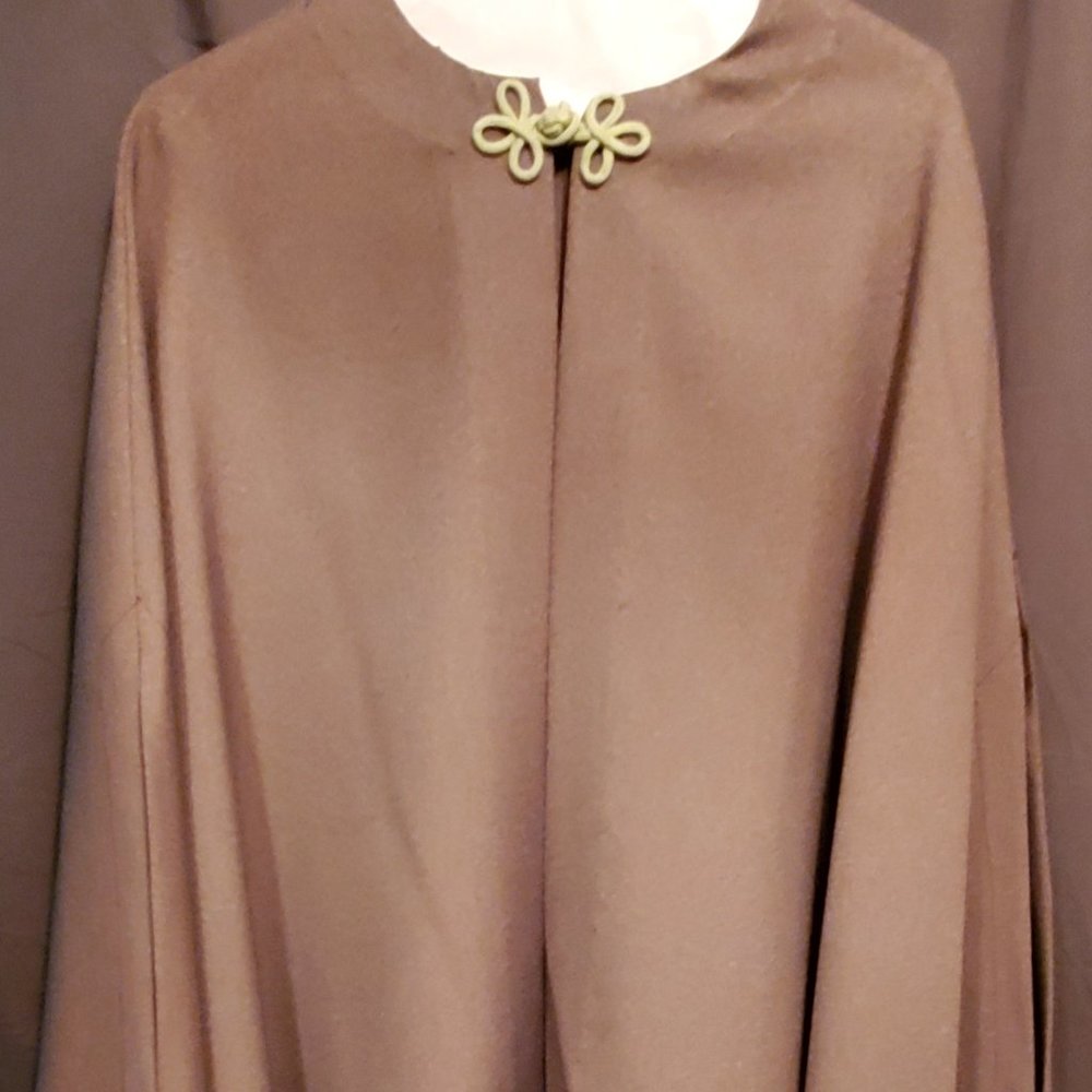 Brown Cape Jacket - image 2